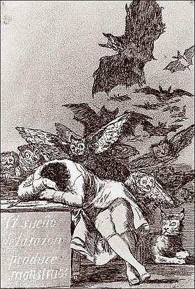 «Сон разума рождает чудовищ» (исп. El sueño de la razón produce monstruos) — офорт Франсиско Гойи из цикла «Капричос», озаглавленный испанской пословицей.