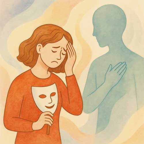 Бравада від болю: чому маска сили віддаляє від себе і як усвідомленість допомагає перетворити біль на шлях до зрілості.