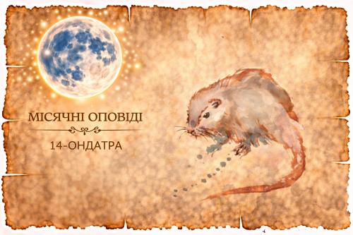 Місячні оповіді: Ондатра — намір, відкладання дій і життя в думках. Як це впливає на рішення, енергію та стосунки.