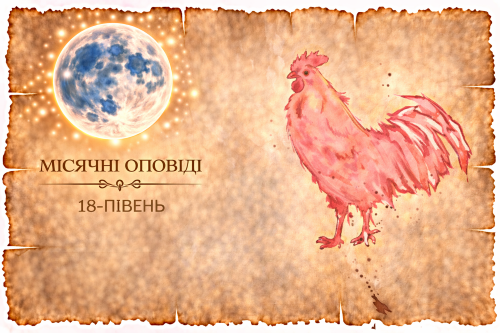 Місячні оповіді: Півень — проєкції, емоційні коливання і самообраз. Як очікування впливають на стосунки та сприйняття реальності.
