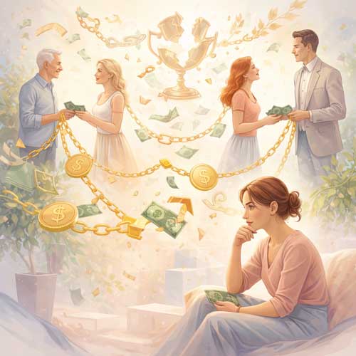 Матеріальна залежність: як самообман і гордість заважають бачити реальність та знайти шлях до внутрішньої свободи. Материальная зависимость: как самообман и гордость мешают видеть реальность и найти путь к внутренней свободе.