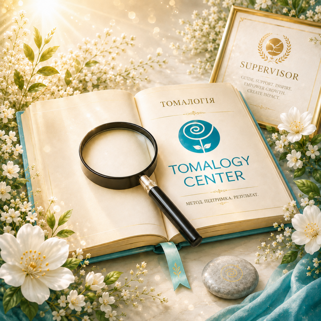 Tomalogy Supervisor — це найвищий рівень внутрішньої сертифікації Центру Томалогії, який підтверджує глибоке володіння методом БУС — безоцінковим усвідомленим спостереженням — та похідними методами Томалогії. Це фахівець, який має багаторічну практику, здатний навчати, супроводжувати й розвивати томалогів-консультантів і томалогів-практиків. Супервізор у Томалогії — це не лише носій знань, а людина, яка вміє створювати простір внутрішнього балансу, підтримки та розвитку. Його завдання — допомагати учням бачити найближчу точку розвитку, синтезувати отриманий досвід, працювати з блокувальними установками, психоемоційними комплексами, механізмами роботи розуму та складними процесами людської взаємодії. Ця сторінка розкриває, що означає статус «Томалог-супервізор», які компетенції, досвід і критерії підтверджують цю кваліфікацію. Це про професійну зрілість, постійний розвиток, відповідальність за якість супроводу та здатність передавати метод Томалогії без тиску, оцінювання й деструктивного мислення.
